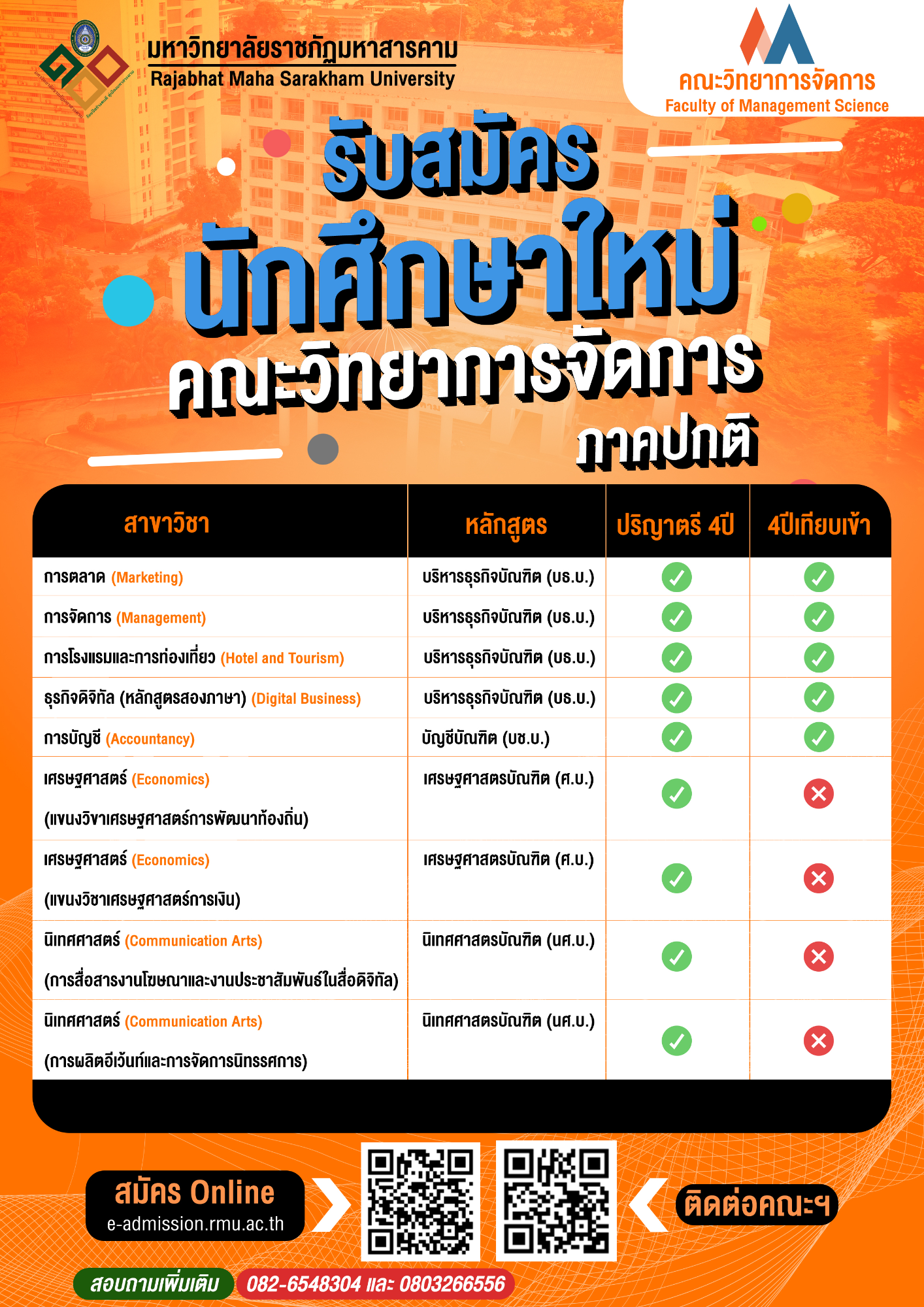 คณะวิทยาการจัดการ