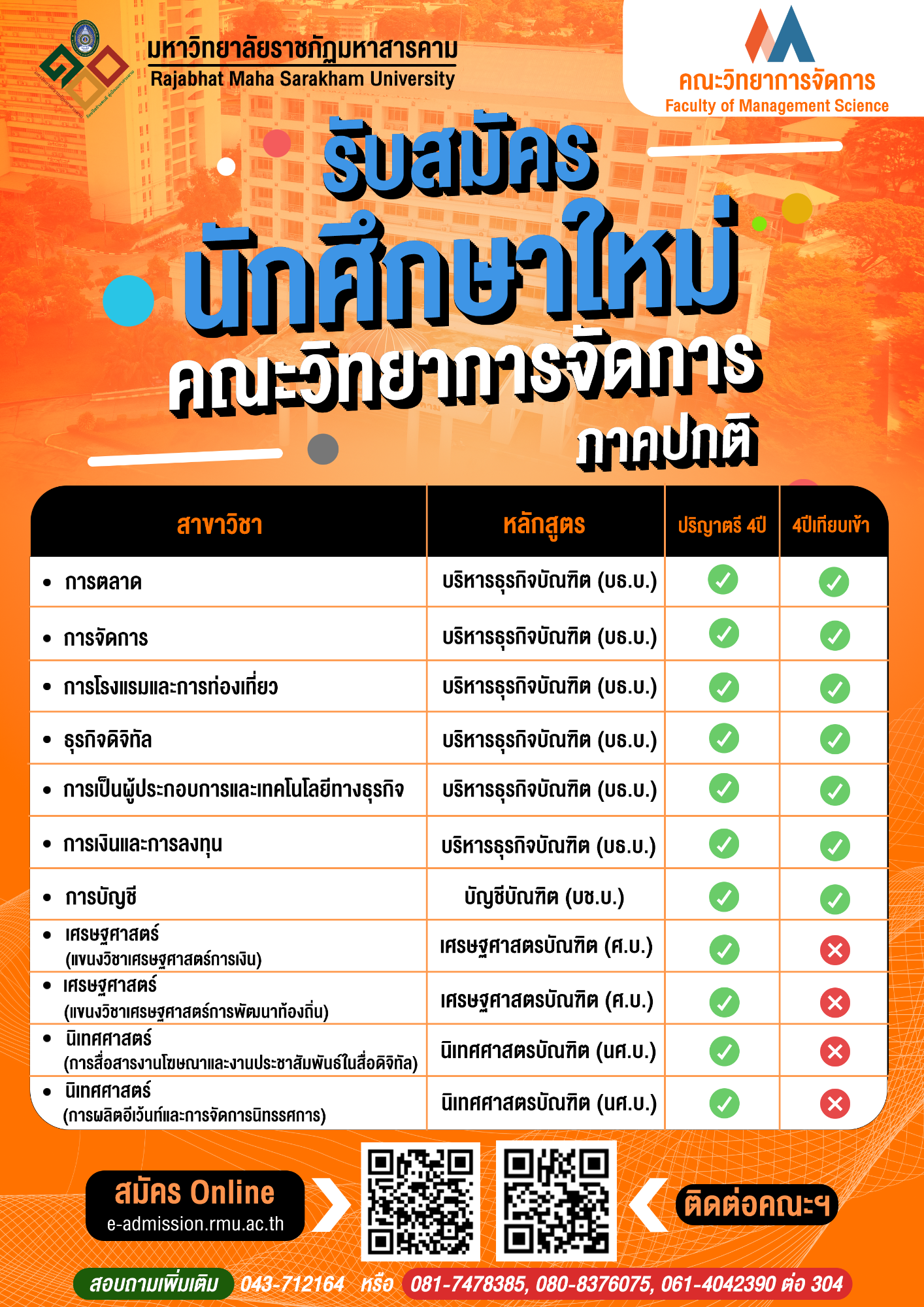 คณะวิทยาการจัดการ